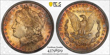 1885 $1 MS64