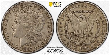 1887-O $1 VF35