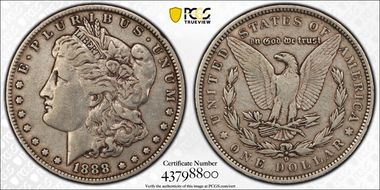 1888-O $1 VF30