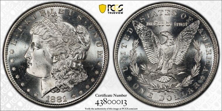 Cert 43800013 - Coin Image