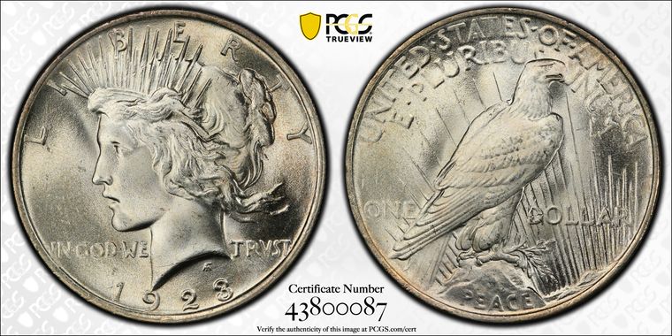 Cert 43800087 - Coin Image