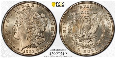 1903 $1 MS65