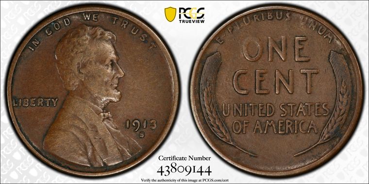 Cert 43809144 - Coin Image