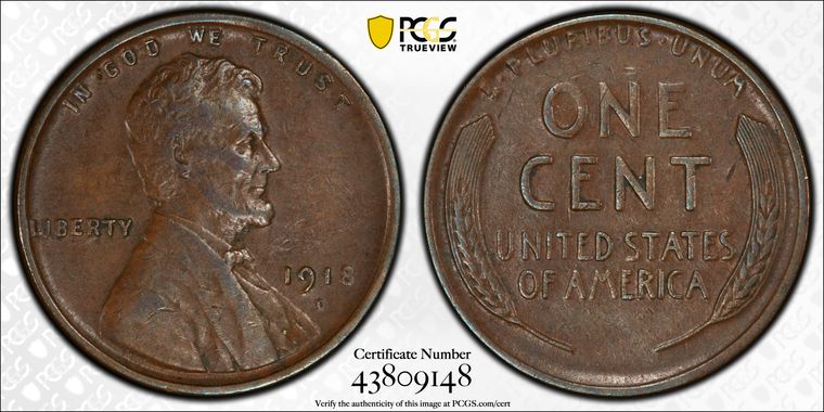 Cert 43809148 - Coin Image