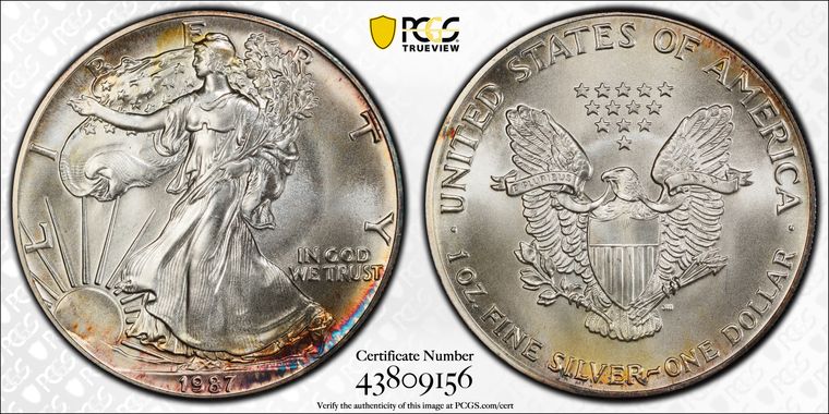 Cert 43809156 - Coin Image