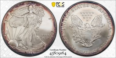2004 $1 Silver Eagle MS68