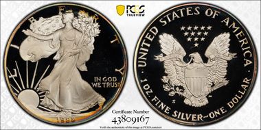 1988-S $1 Silver Eagle PR68DCAM