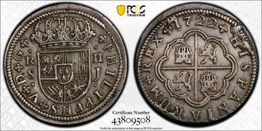 1722-S J 2 R Calico-980 AU58