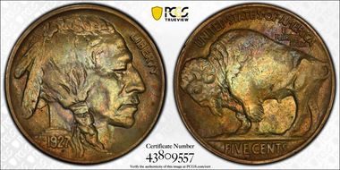 1927-S 5C DDO FS-101 AU58