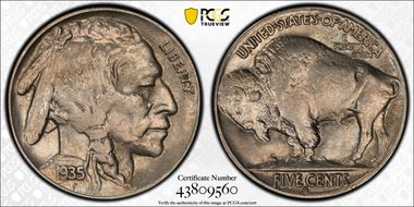 1935-S 5C DDR FS-801 AU58