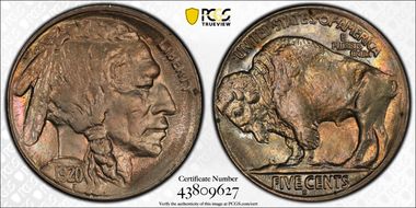 1920-S 5C 2 Feathers, FS-401 MS62