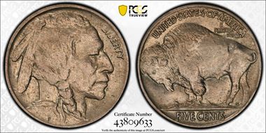 1918 5C 2 Feathers, FS-401 MS63