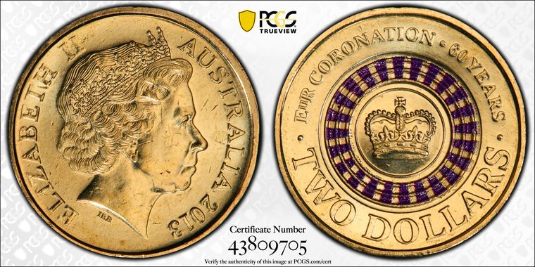 Cert 43809705 - Coin Image