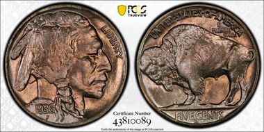 1936-D/D 5C RPM, FS-511 MS66