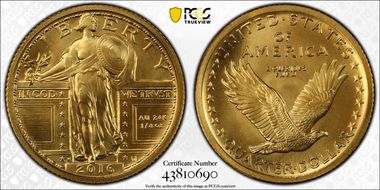 2016-W 25C 100th Anniversary Gold SP70