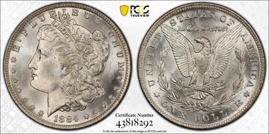 1884-O $1 MS64