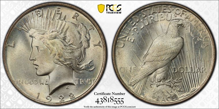 Cert 43818555 - Coin Image