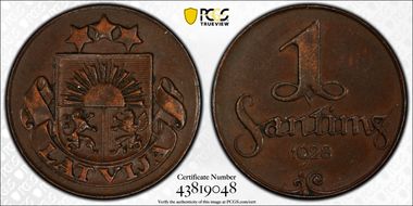 1928 Santims KM-1 AU58BN