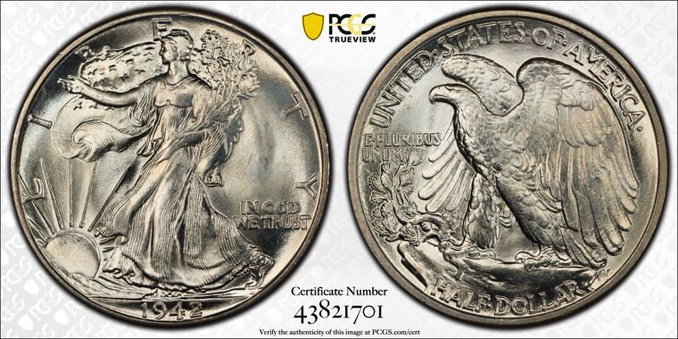 Cert 43821701 - Coin Image