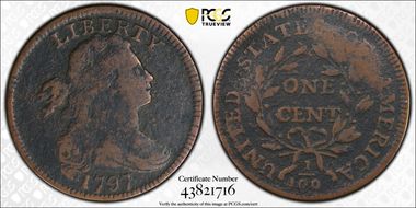 1797 1C Reverse of 1797, Stems N1BN