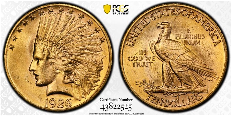 Cert 43822525 - Coin Image