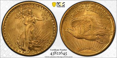 1913 $20 MS64
