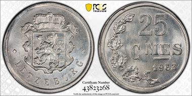 1963 25C Coin Alignment MS64