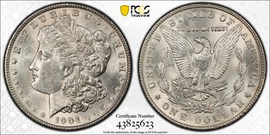 1904 $1 MS62