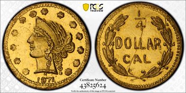 1871 G25C BG-864 MS64