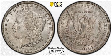 1887/6-O $1 MS61
