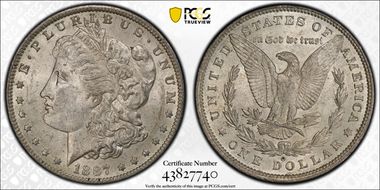 1887/6-O $1 MS61