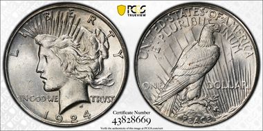 1924-S $1 MS61