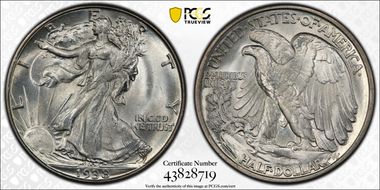 1938-D 50C MS66+