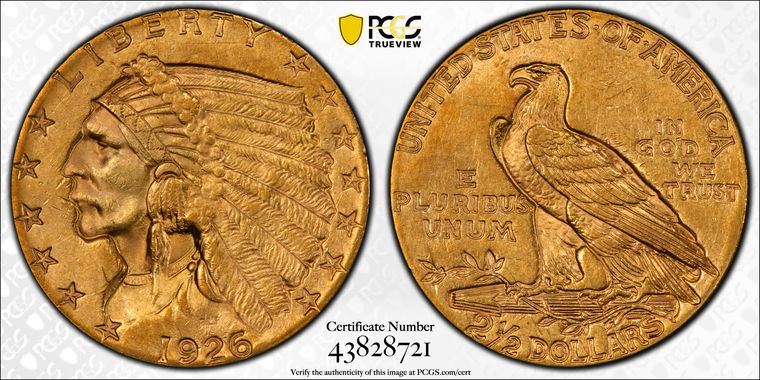 Cert 43828721 - Coin Image