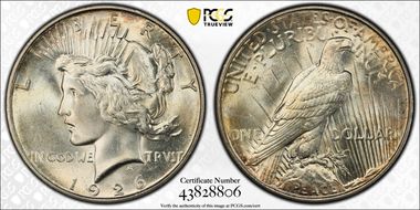 1926-D $1 MS65