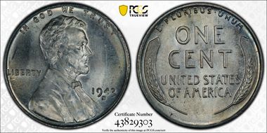 1943/2-S 1C DDO, FS-101 MS65