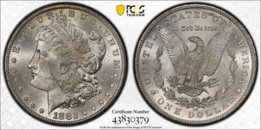 1882-CC $1 MS63
