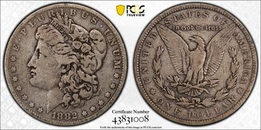 1882-O/S $1 VAM 3, O/S EDS F12