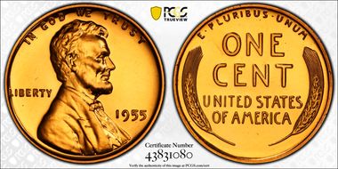 1955 1C PR67RD