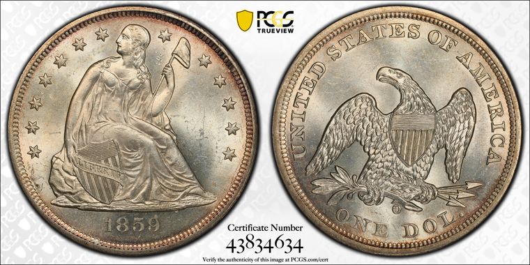 Cert 43834634 - Coin Image