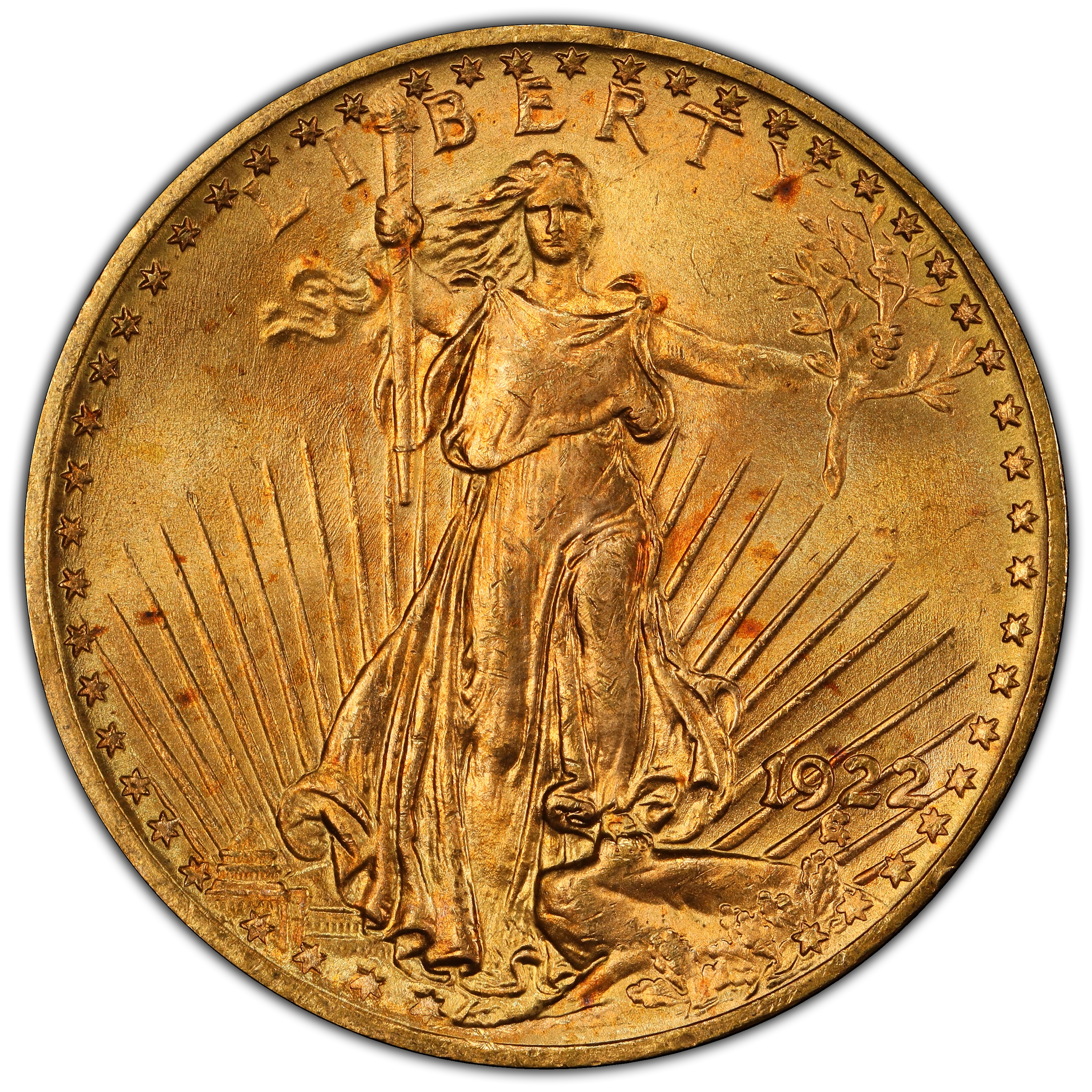 1922 $20 MS