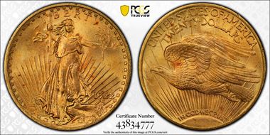 1922 $20 MS66