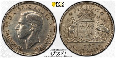 1947(m) Florin KM-40a  Ag N1