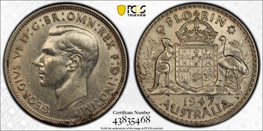 1947(m) Florin KM-40a  Ag N1