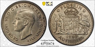 1947(m) Florin KM-40a  Ag N1