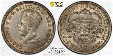 1927(m) Florin Canberra  KM-31 AU58
