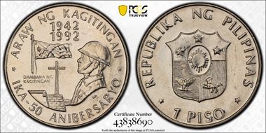 1992 Piso Battle of Kagitingan MS63