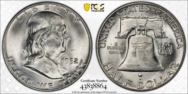 1952-D 50C FS-401 "Booger" Variety MS63FBL