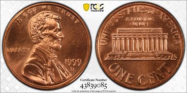 1999-D 1C MS67RD