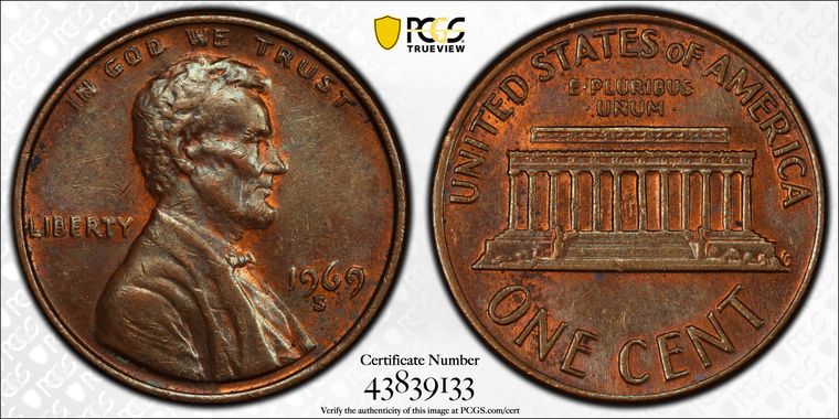 Cert 43839133 - Coin Image